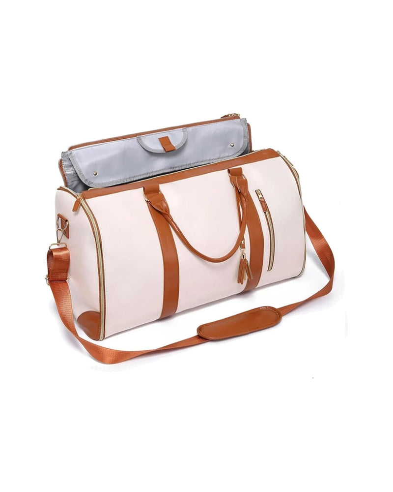 2-in-1 Convertible Garment Duffle Bag with Shoe Pouch - Weekender Travel Bag-1