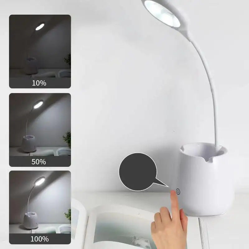 Flexible Desk Lamp and Mobile Phone Holder-6
