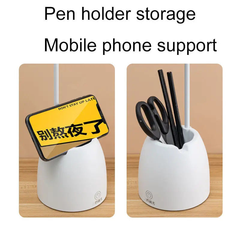 Flexible Desk Lamp and Mobile Phone Holder-5