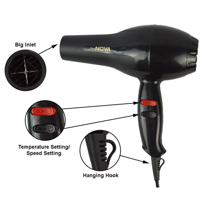 New Nova Big Hair Dryer (1800W)-6